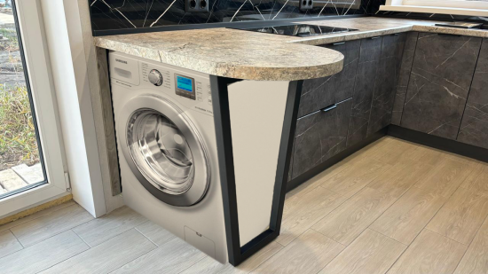 Опора барная Лофт 845 мм (под стиральную машину)