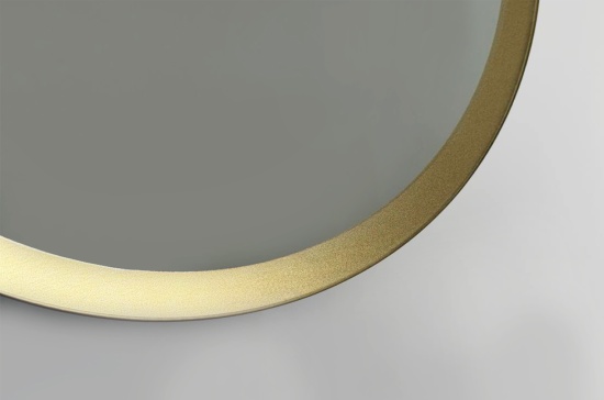 Зеркало Фортуна 1 черный, белый, золото