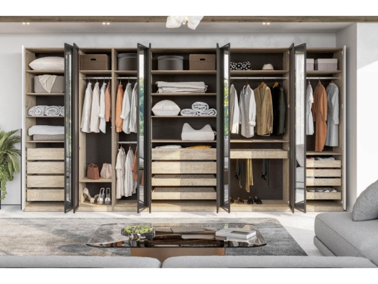 Гардеробная Этна Алебастр (Модульная)