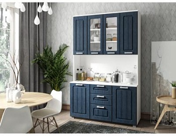 Буфет Прага МДФ ,белое дерево