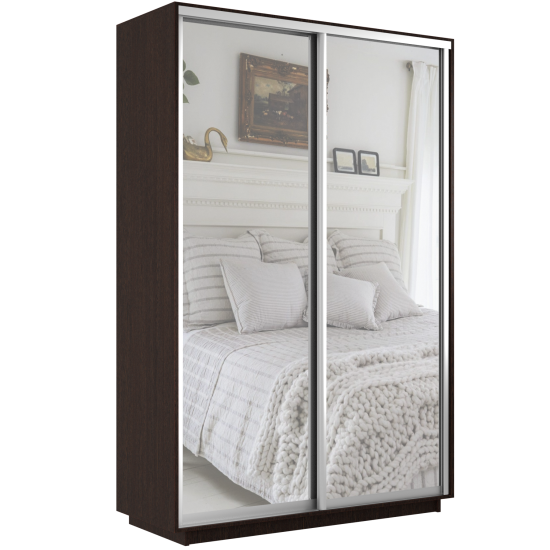 Шкаф-купе Экспресс 2 зерк. 1600 х 2400 х 600