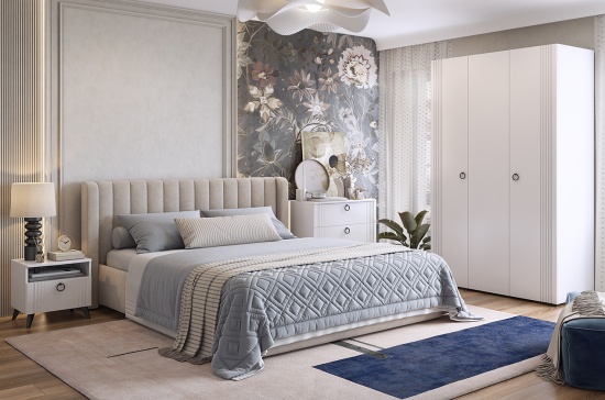 Спальный гарнитур "Ева К1" + основание кровати