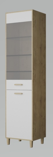 Шкаф со стеклом Брейк