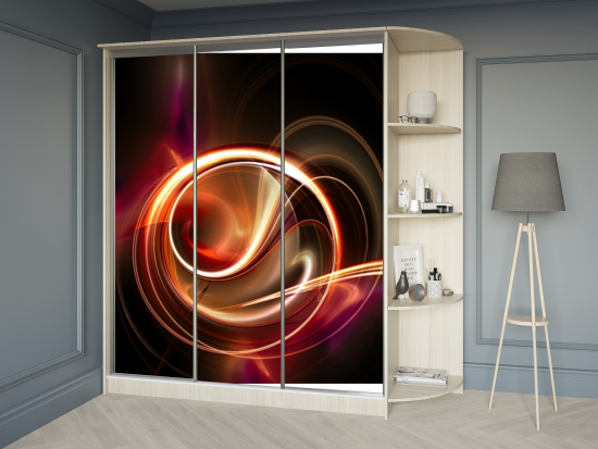 Шкаф-купе 1,8м фотопечать