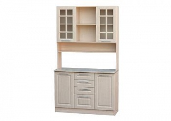 Буфет "Классика-2" стекло Ольха