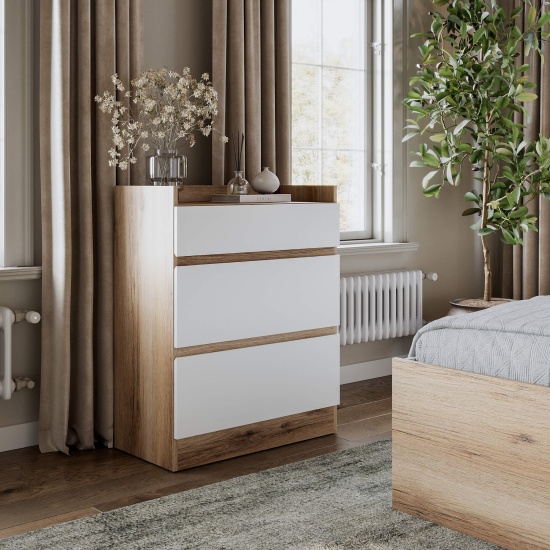 МС "Брауни" Комод 3 ящика 