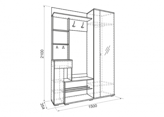 БОСТОН ЛАЙТ Прихожая