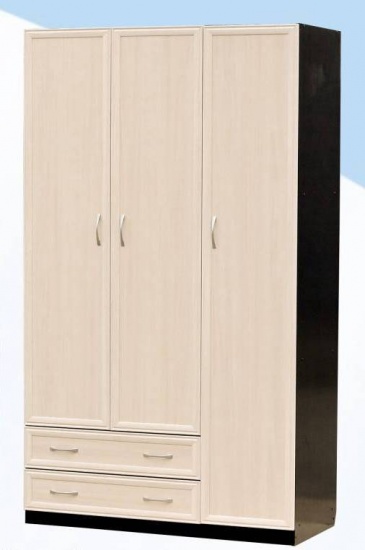 Шкаф 3-х дв с накладкой