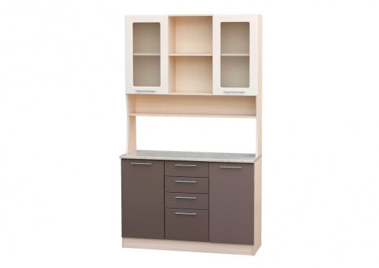 Буфет "Металлик" стекло