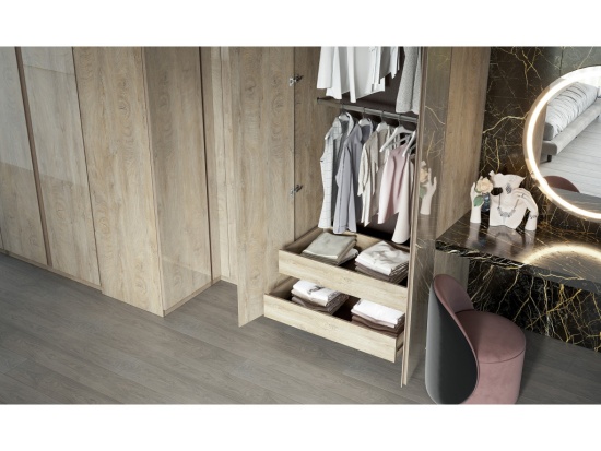 Гардеробная Этна Лак (Модульная)