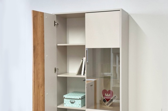 Доминика Шкаф двухдверный (со стеклом)