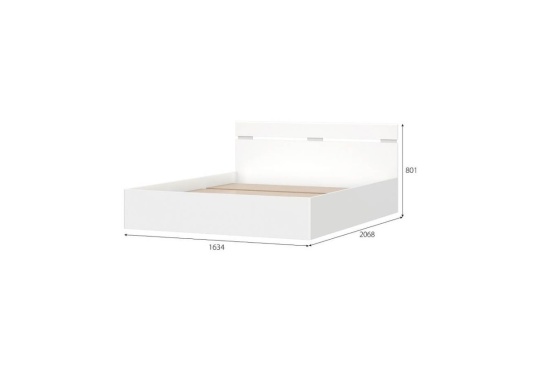 Кровать 1,6 "Одри" СИМПЛ