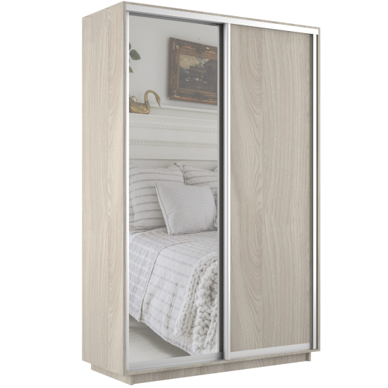 Шкаф-купе Экспресс  ДСП/Зерк. 1400 х 2200 х 600