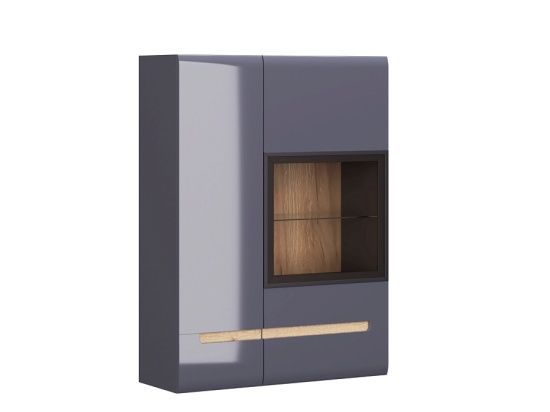 Стокгольм Витрина 2х навесная левая 