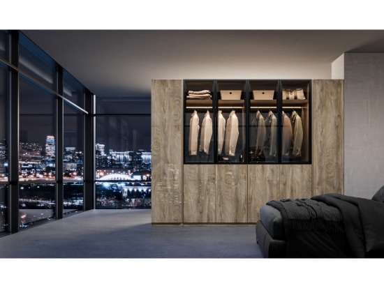 Гардеробная Этна Лак (Модульная)