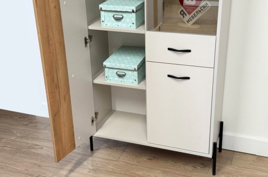 Доминика Шкаф двухдверный (со стеклом)