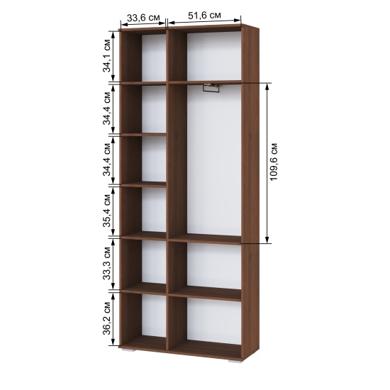 Ливорно Шкаф комбинированный с зеркалом ЛШ-9