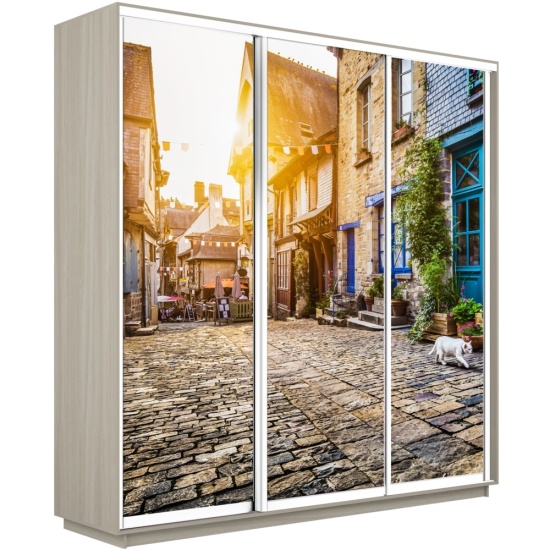 Шкаф-купе Экспресс с Фотопечатью 1800 х 2400 х 600 Улица