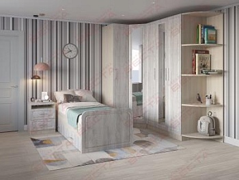 Кровать 0,9 м Катерина с 2 ящиками