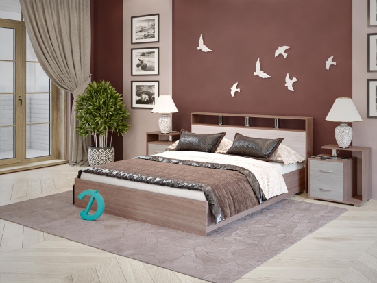 Кровать Троя 1,8м без матраса
