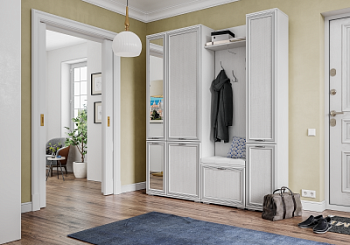 ясень анкор светлый патина серебро