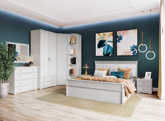 ясень анкор светлый патина серебро