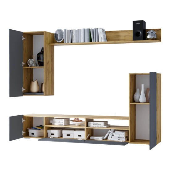 Стенка Диаманд крафт/графит