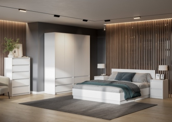 Модульная спальня Айден Белый