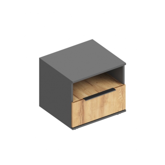 Стил Тумба прикроватная с ящиком и нишей