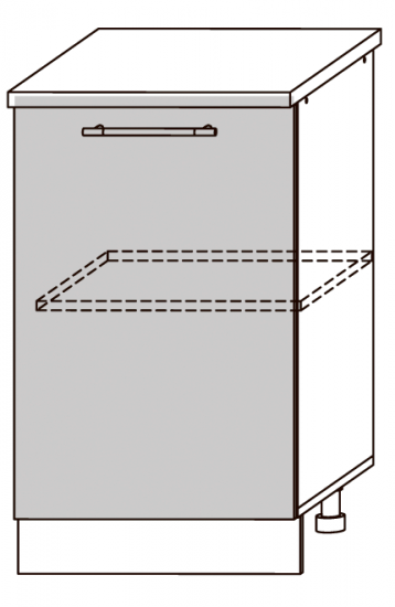 Кельн шкаф нижний ШН 500(без столешн.)