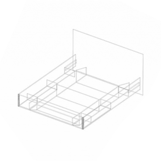 Тефия Кровать 160 с подъемным механизмом (МДФ)
