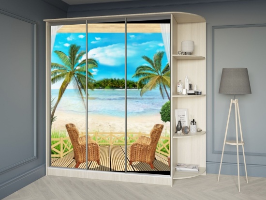 Шкаф-купе 1,8м фотопечать