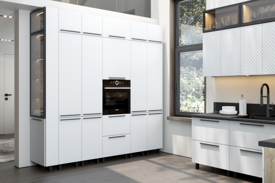 Модульная кухня "Этна" Софт Вайт без столешницы