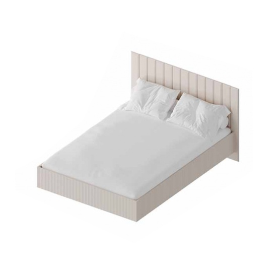 Тефия Кровать 140 с подъемным механизмом (МДФ)