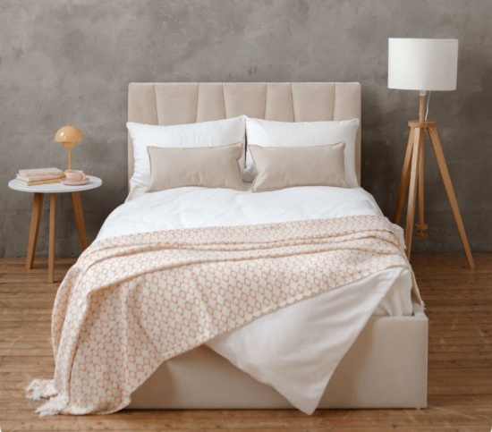 Двуспальная кровать KELLY 140х200 с подъемным механизмом