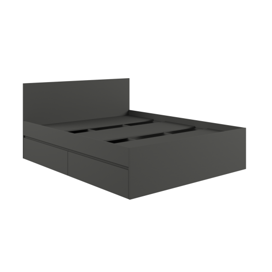 КРОВАТЬ С ЯЩ. К1.6М МАДЕРА