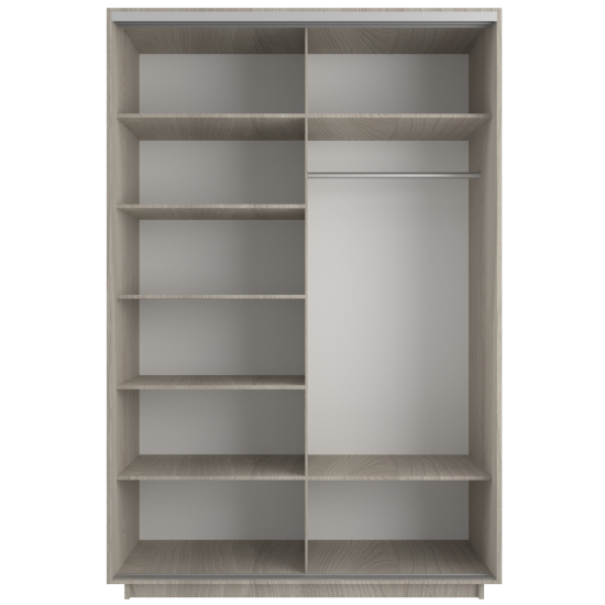 Шкаф-купе Экспресс  ДСП/Зерк. 1400 х 2200 х 600
