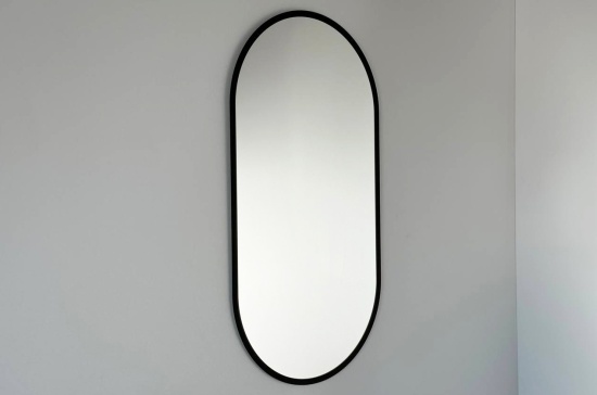 Зеркало Фортуна 2 черный, белый, золото