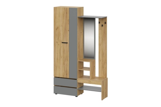 Вешалка с зеркалом Абрау