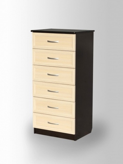 Комод 6 ящиков с накладкой МДФ