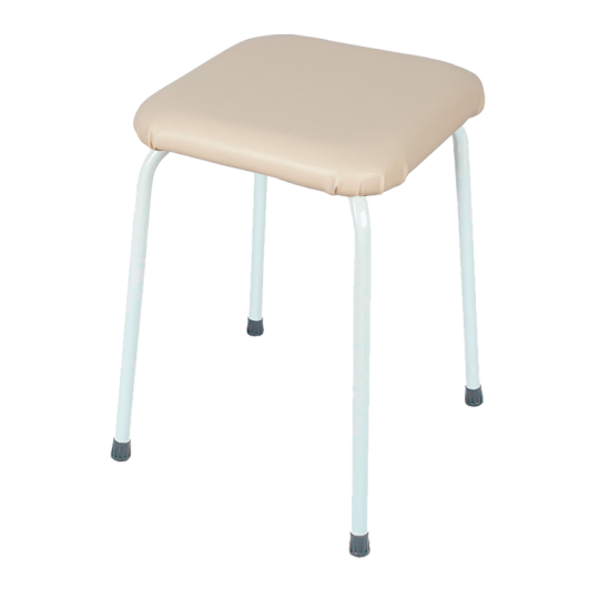 Табурет квадратный Пенёк лёгкий 184 (Бежевый)