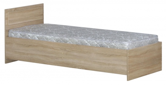 Кровать 800-2 (прямые спинки) С МАТРАСОМ