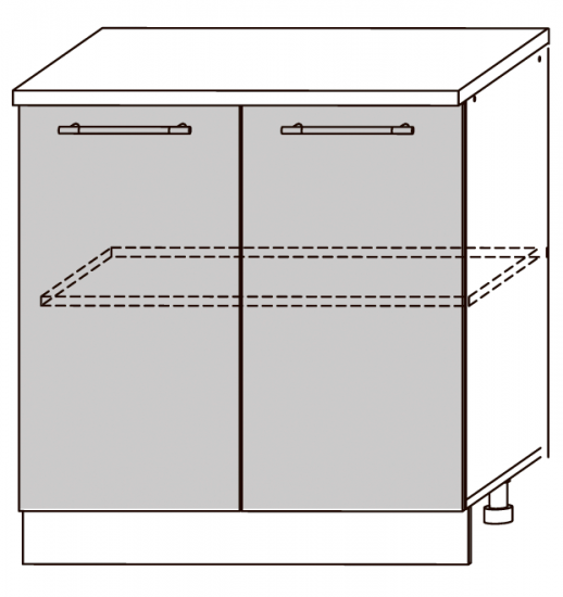 Кельн шкаф нижний ШН 800(без столешн.)