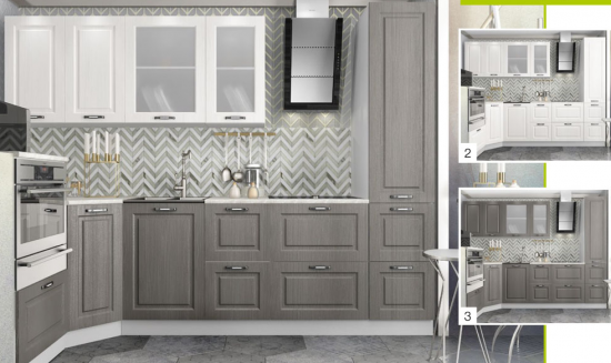 Кухня Капри (без столешницы)