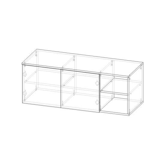 Тумба ТВ № 8 МДФ софт 